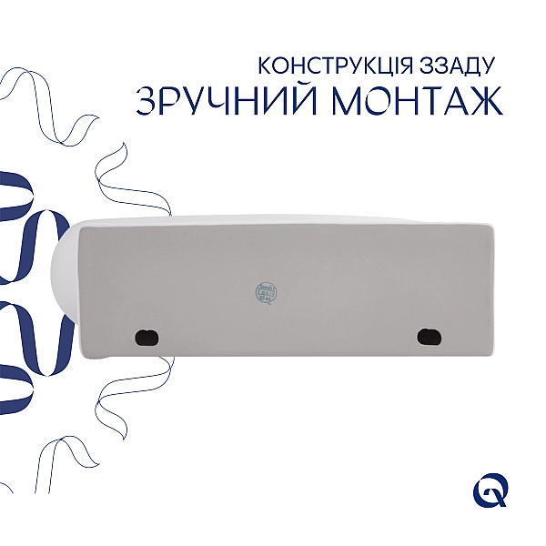 Комплект Qtap Leo: Раковина подвесная овальная левая 430x285x160 мм White + Донный клапан PU02O - Фото - 5