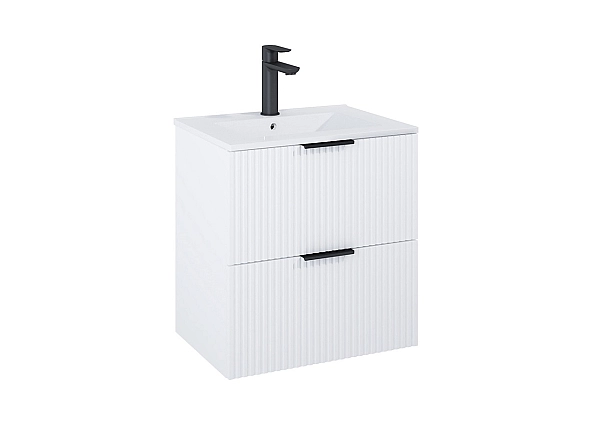 Шафка з умивальником Reef 600 White matt A857954529+A3272A3000 Roca