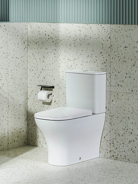 Компакт Optic Rimless Vortex з кришкою soft-close A342V15000+A341V11000+A801F72002 Roca - Фото - 2