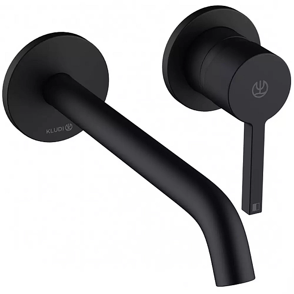 Змішувач для умивальника Nova Fonte Pura 220 чорний matt 202453915 Kludi
