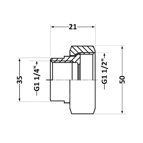 Гайки до циркуляційного насоса GRS 1 1/2" - Фото - 2