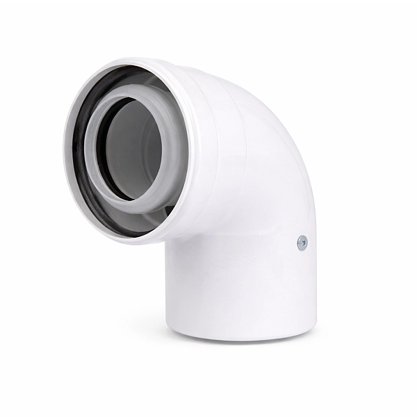 Кут коаксійний 90° 60х100 (Condensing)