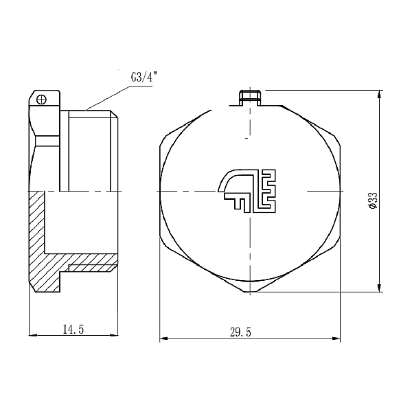 Заглушка Thermo Alliance Forte 3/4" ЗР SF35320 - Фото - 2