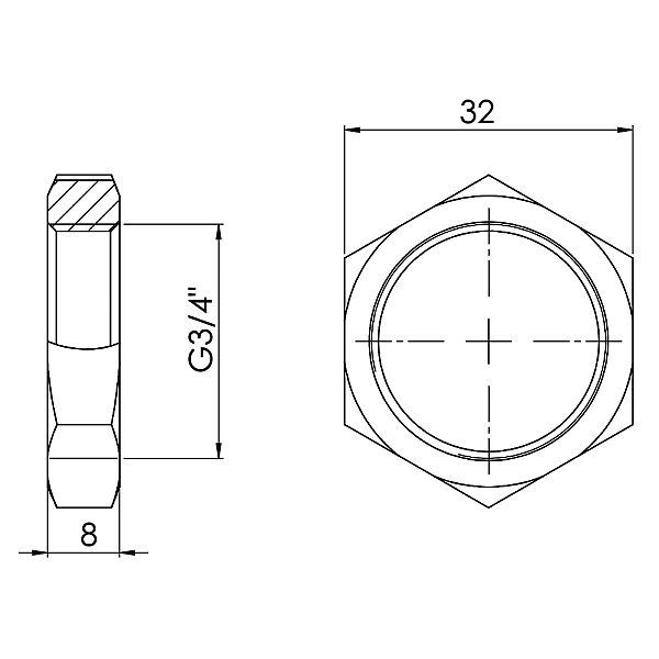 Контргайка Thermo Alliance Forte 3/4" SF35020 - Фото - 2