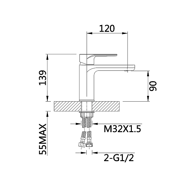 Смеситель для раковины Qtap Jay QTJAY270CRW45551 Chrome/White - Фото - 2