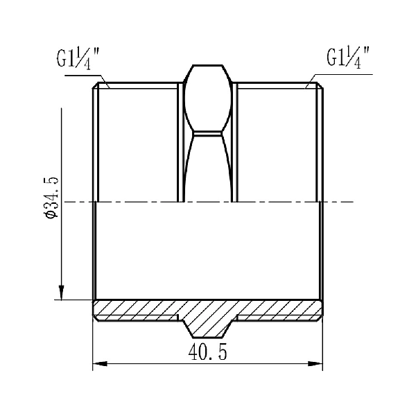 Ніпель Thermo Alliance Forte 1 1/4 SF35832 - Фото - 2