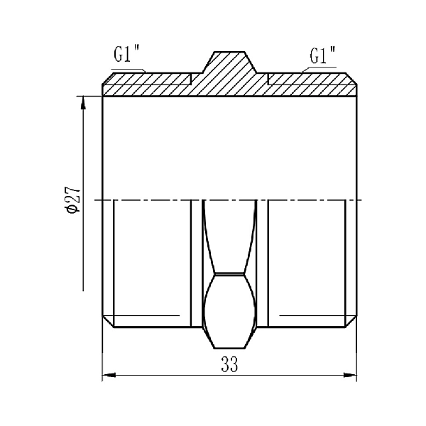 Ніпель Thermo Alliance Forte 1" SF35825 - Фото - 2