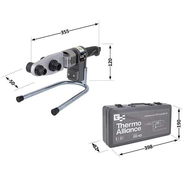 Паяльник для пластиковых труб Thermo Alliance STD-101 Ø20-32 (автоматический 600W) - Фото - 2