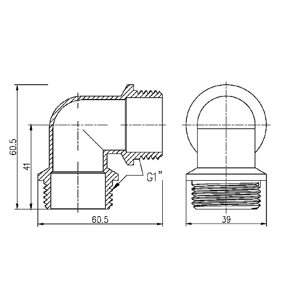 Кут Thermo Alliance Forte 1" ЗЗ SF37325 - Фото - 2