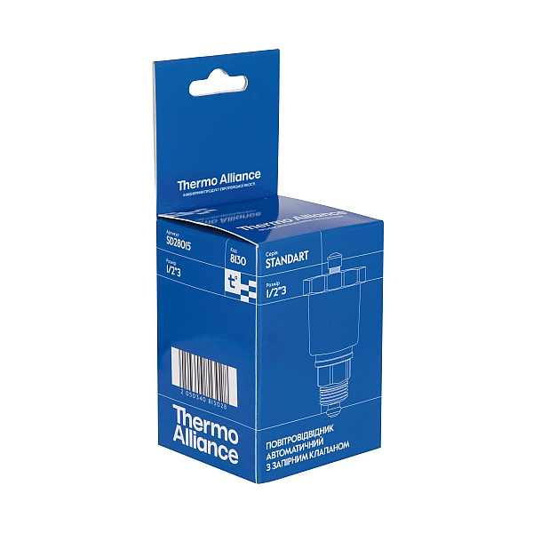 Повітровідвідник автоматичний Thermo Alliance Standart 1/2" SD28015 - Фото - 7