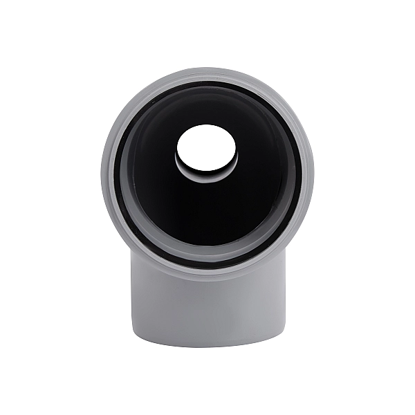 Коліно каналізаційне з відводом TA Sewage 50х110х110, 90° (назад) - Фото - 5