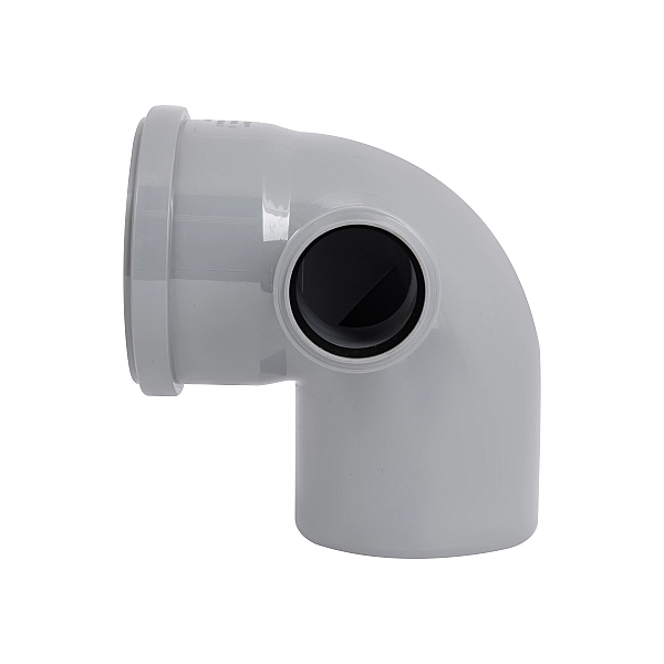 Коліно каналізаційне з відводом TA Sewage 110х110х50, 90° - Фото - 4