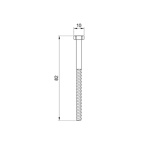 Кріплення унітаза Thermo Alliance Standart 6х80 мм SD103S2 - Фото - 2
