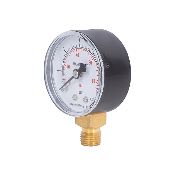 Манометр Thermo Alliance Standart 50 мм 1/4", нижнє підмикання SD1706B - Фото - 3