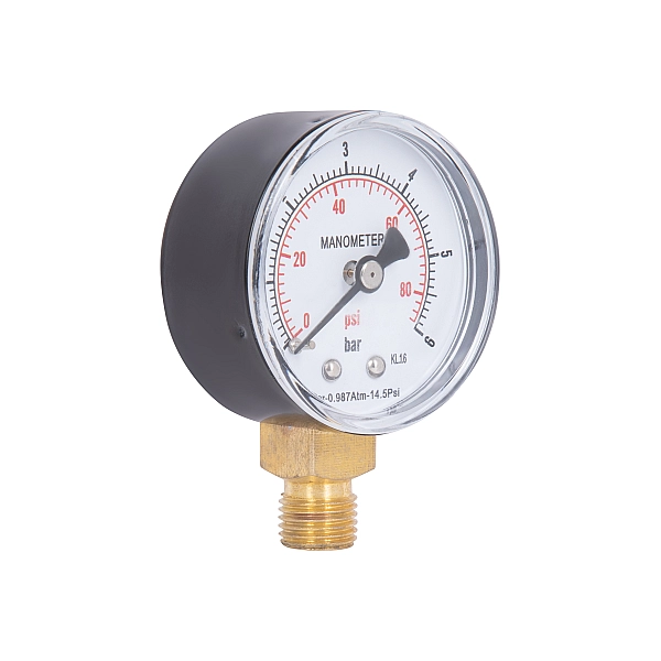 Манометр Thermo Alliance Standart 50 мм 1/4", нижнє підмикання SD1706B - Фото - 4