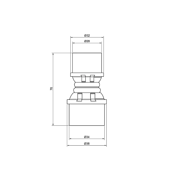 Муфта прес Icma 32х26 №400 - Фото - 2