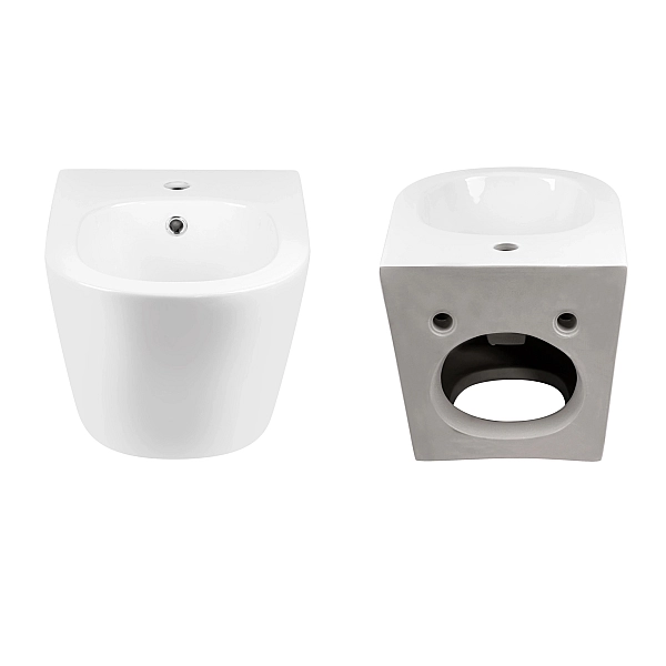 Комплект Qtap Jay 2 в 1: унитаз подвесной Rimless + биде подвесное - Фото - 6