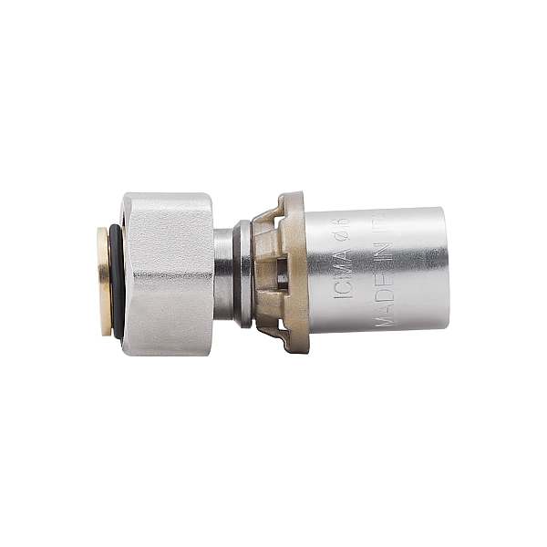 Перехідник прес Icma 16х1/2" ВР з накидною гайкою №415 - Фото - 3