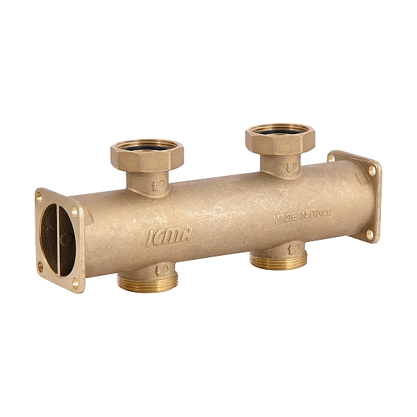 Збірний колектор Icma 1"х1" 1/2 ВЗ з подвійною камерою №785 - Фото - 3