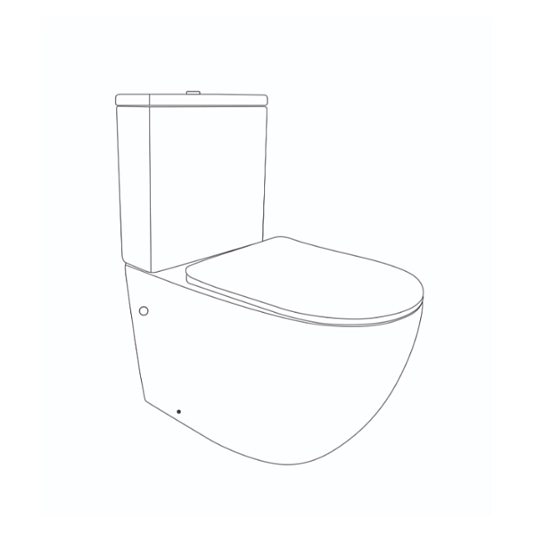 Унітаз підлоговий Qtap Jay Ultra Quiet з сидінням Soft-close 640x360x835 мм QT07222175TW White - Фото - 2