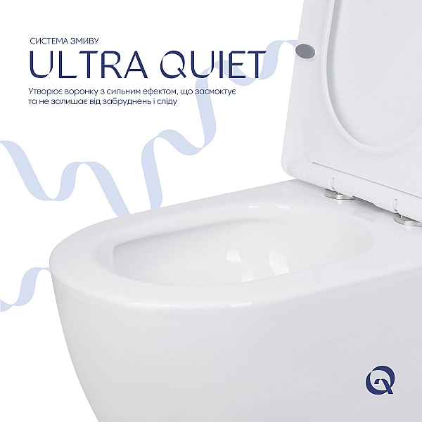 Унітаз підлоговий Qtap Jay Ultra Quiet з сидінням Soft-close 640x360x835 мм QT07222175TW White - Фото - 6
