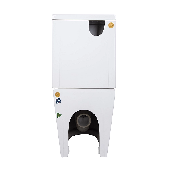 Унітаз підлоговий Qtap Jay Ultra Quiet з сидінням Soft-close 640x360x835 мм QT07222175TW White - Фото - 8