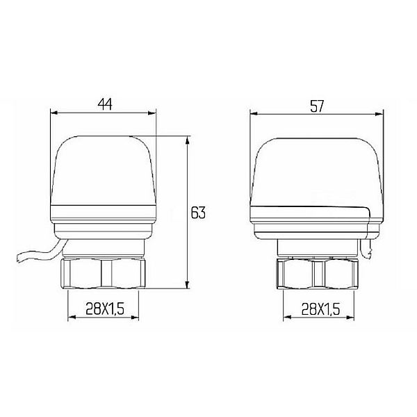 Сервопривод Icma 220V тип закритий №983 (NC) - Фото - 2