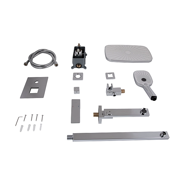 Душова система універсальна Qtap Gemini прихованого монтажу на три споживача QTGEM114CRM45702 Chrome - Фото - 9