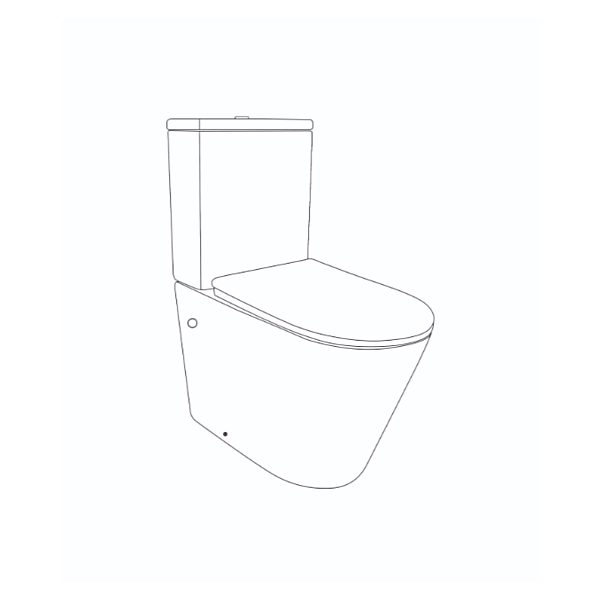 Унітаз підлоговий Qtap Swan Ultra Quiet з сидінням Soft-close 640x360x835 мм QT16222182TW White - Фото - 2