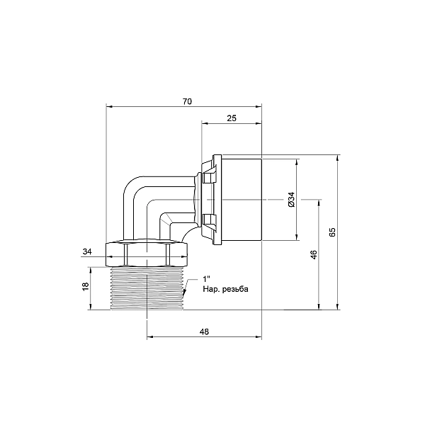 Кутик прес Icma 32х1" ЗР №404 - Фото - 2