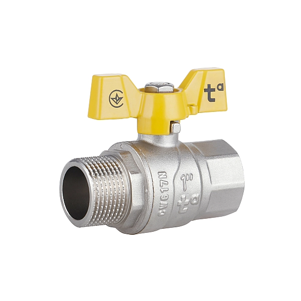 Кран кульовий Thermo Alliance Forte 1" ВЗ для газа (метелик) SF607G25