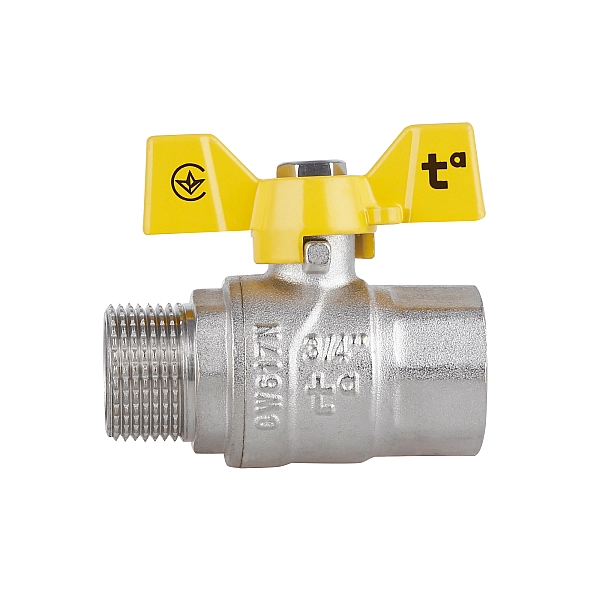 Кран кульовий Thermo Alliance Forte 3/4" ВЗ для газа (метелик) SF607G20 - Фото - 4