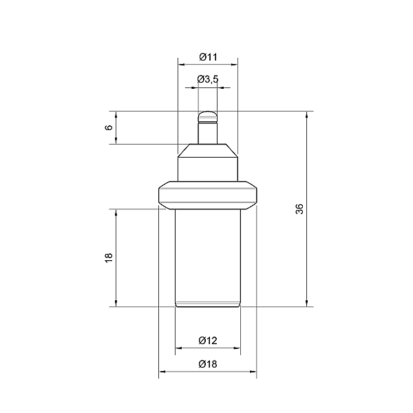 Термоелемент Icma для антиконденсаційного клапана 60°C №8749 - Фото - 2