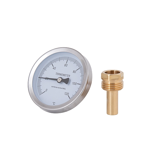 Термометр Thermo Alliance Standart 120°С 63 мм 1/2", заднє підключення SD17440MM - Фото - 5