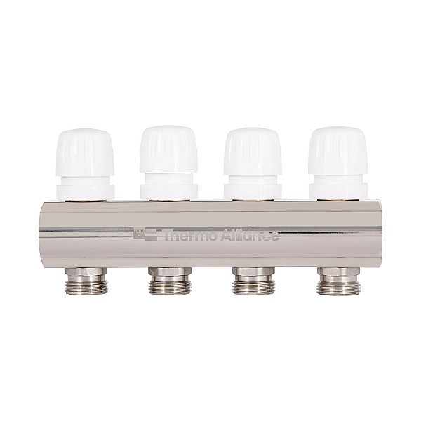 Колектор з витратомірами Thermo Alliance Standart 1" 4 виходи SD235W4 - Фото - 4
