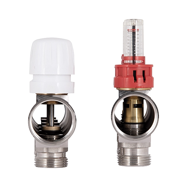 Колектор з витратомірами Thermo Alliance Standart 1" 4 виходи SD235W4 - Фото - 6