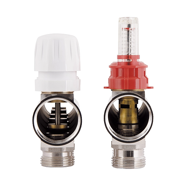 Колектор з витратомірами Thermo Alliance Standart 1" 5 виходи SD235W5 - Фото - 6