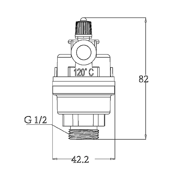 Повітровідвідник автоматичний Thermo Alliance Forte /2"З SF243W15 - Фото - 2