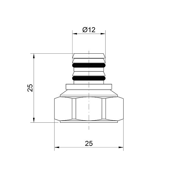 Наконечник Icma 1/2" 16х2 №98 - Фото - 2