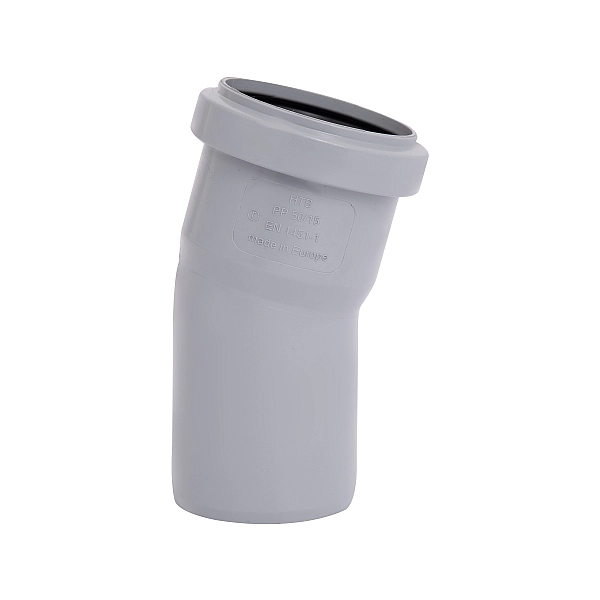 Коліно PPR каналізаційне TA Sewage 50, 15° - Фото - 4