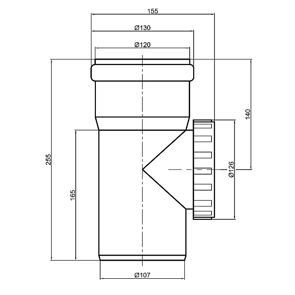 Ревізія PPR каналізаційна TA Sewage 110 - Фото - 2