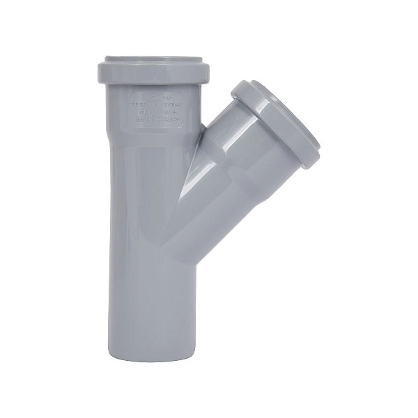 Трійник PPR каналізаційний TA Sewage 50, 45° - Фото - 4