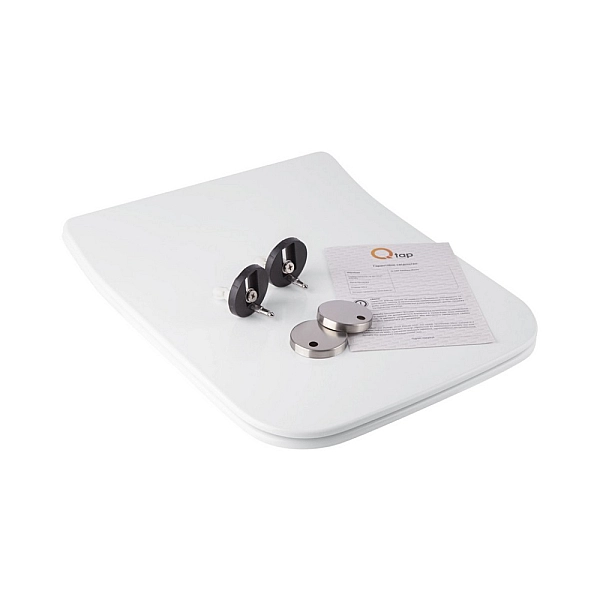 Сидіння для унітаза Qtap (Crow 520,640) з мікроліфтом Slim QT0599SC2170W - Фото - 7