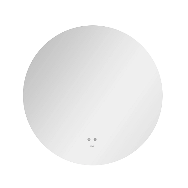 Дзеркало Qtap Taurus R600 з LED-підсвічуванням Touch, з антизапотіванням, з димером, рег. темп. кольору (3000-6500K) QT2478R607 - Фото - 3