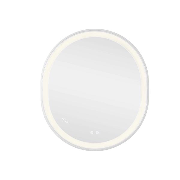 Зеркало Qtap Gemini 800х700 с LED-подсветкой Touch, с антизапотеванием, с диммером, рег. темп. цвета (3000-6500K) Reverse QT2578R8071W - Фото - 4