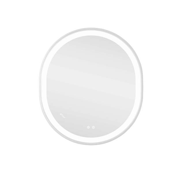 Зеркало Qtap Gemini 800х700 с LED-подсветкой Touch, с антизапотеванием, с диммером, рег. темп. цвета (3000-6500K) Reverse QT2578R8071W - Фото - 6