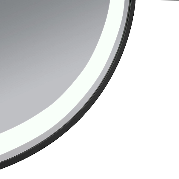 Зеркало Qtap Gemini 800х700 с LED-подсветкой Touch, с антизапотеванием, с диммером, рег. темп. цвета (3000-6500K) Reverse QT2578R8072B - Фото - 11