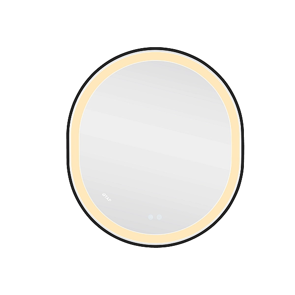 Зеркало Qtap Gemini 800х700 с LED-подсветкой Touch, с антизапотеванием, с диммером, рег. темп. цвета (3000-6500K) Reverse QT2578R8072B - Фото - 6