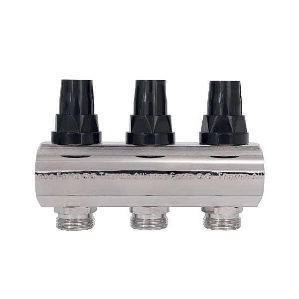 Колектор з витратомірами Thermo Alliance Forte 1" 3 виходи SF001W3 - Фото - 4