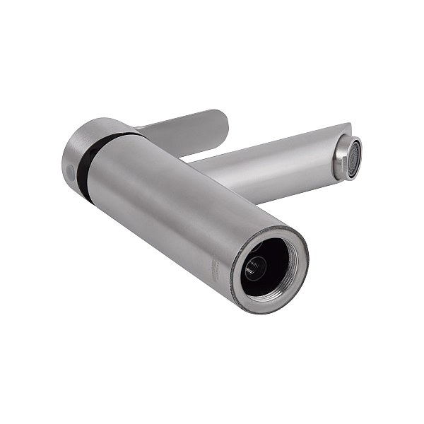 Змішувач для раковини Brinex Pure 001F низький  Nickel BRIPUR001FNKL - Фото - 3